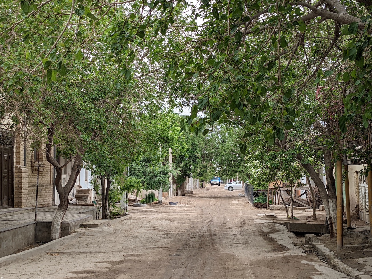 Chiwa Uzbekistan Straße