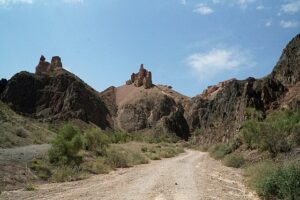 Der Şaryn-Canyon im gleichnamigen Nationalpark leidet unter den Touristenströmen