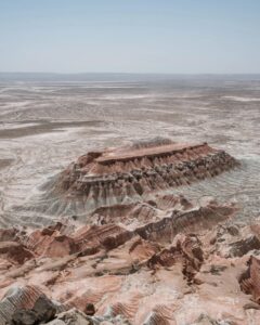 Turkmenistan canyon Wüste