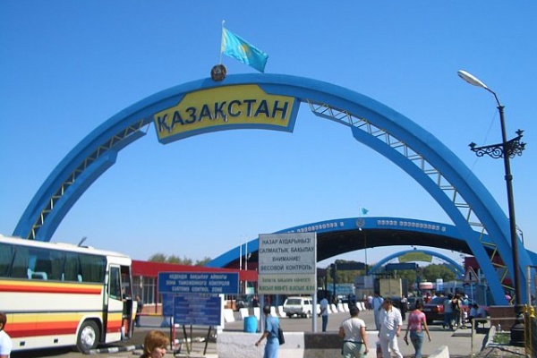 Korday Border Kazakhstan Kyrgyzstan