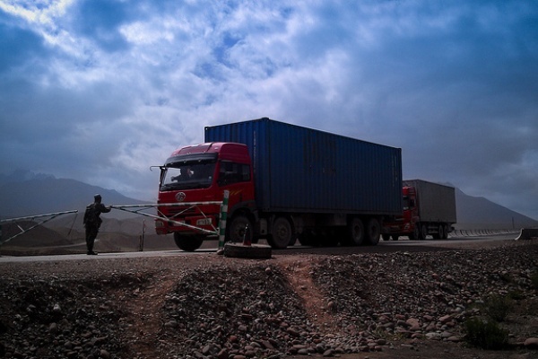 LkW Grenze Kirgistan China