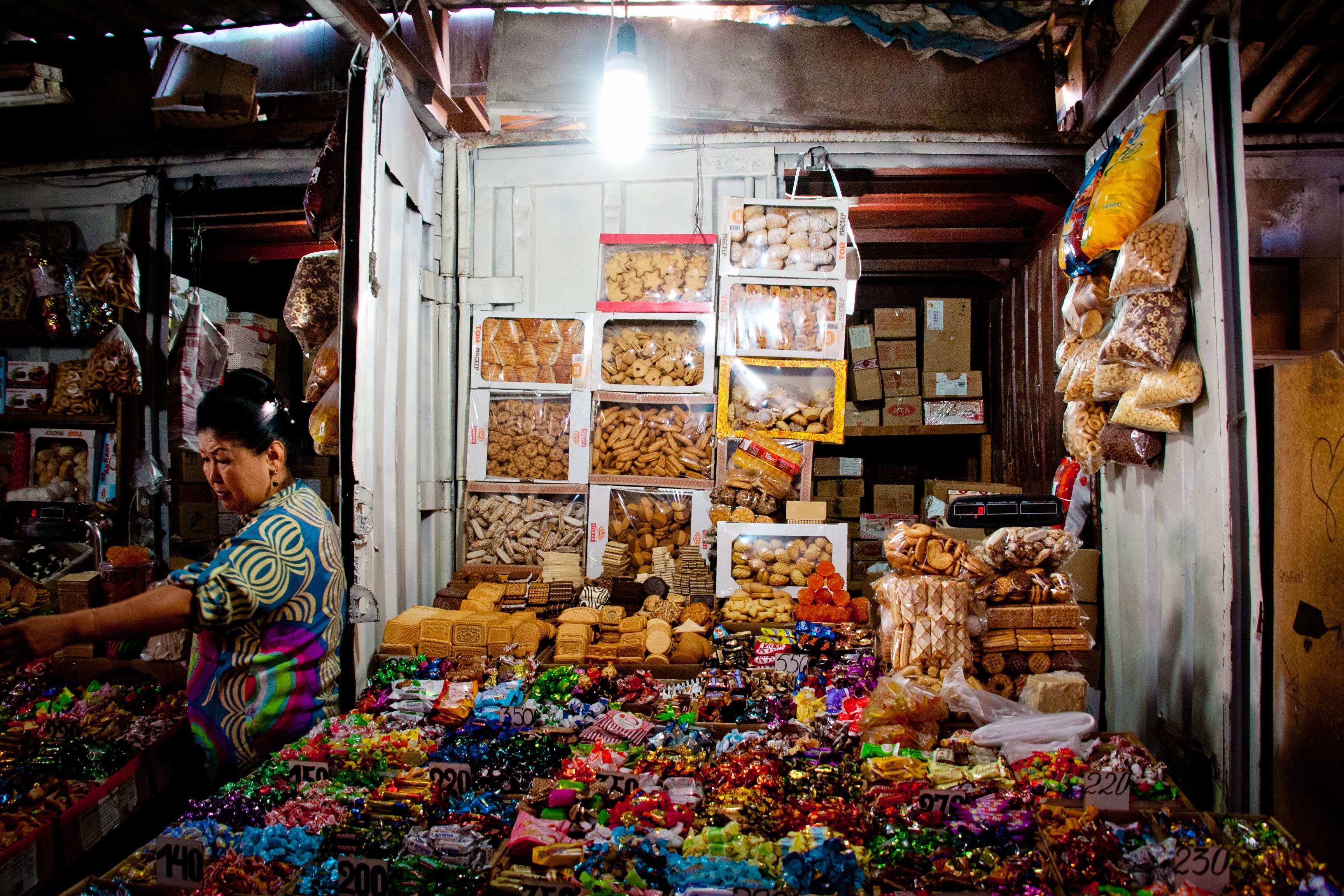 Bazaar Markt Bishkek Kirgistan