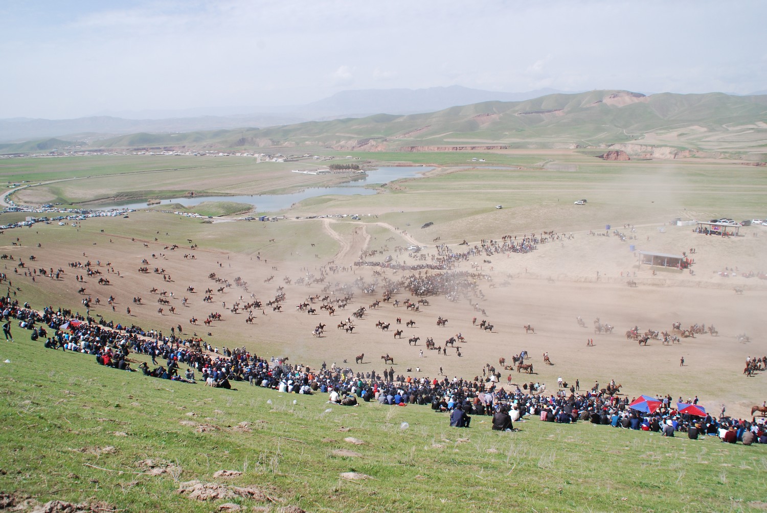 Spielfeld Buzkashi Tadschikistan