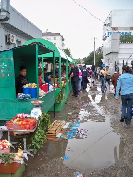 Gemüse-Bazar in Astana