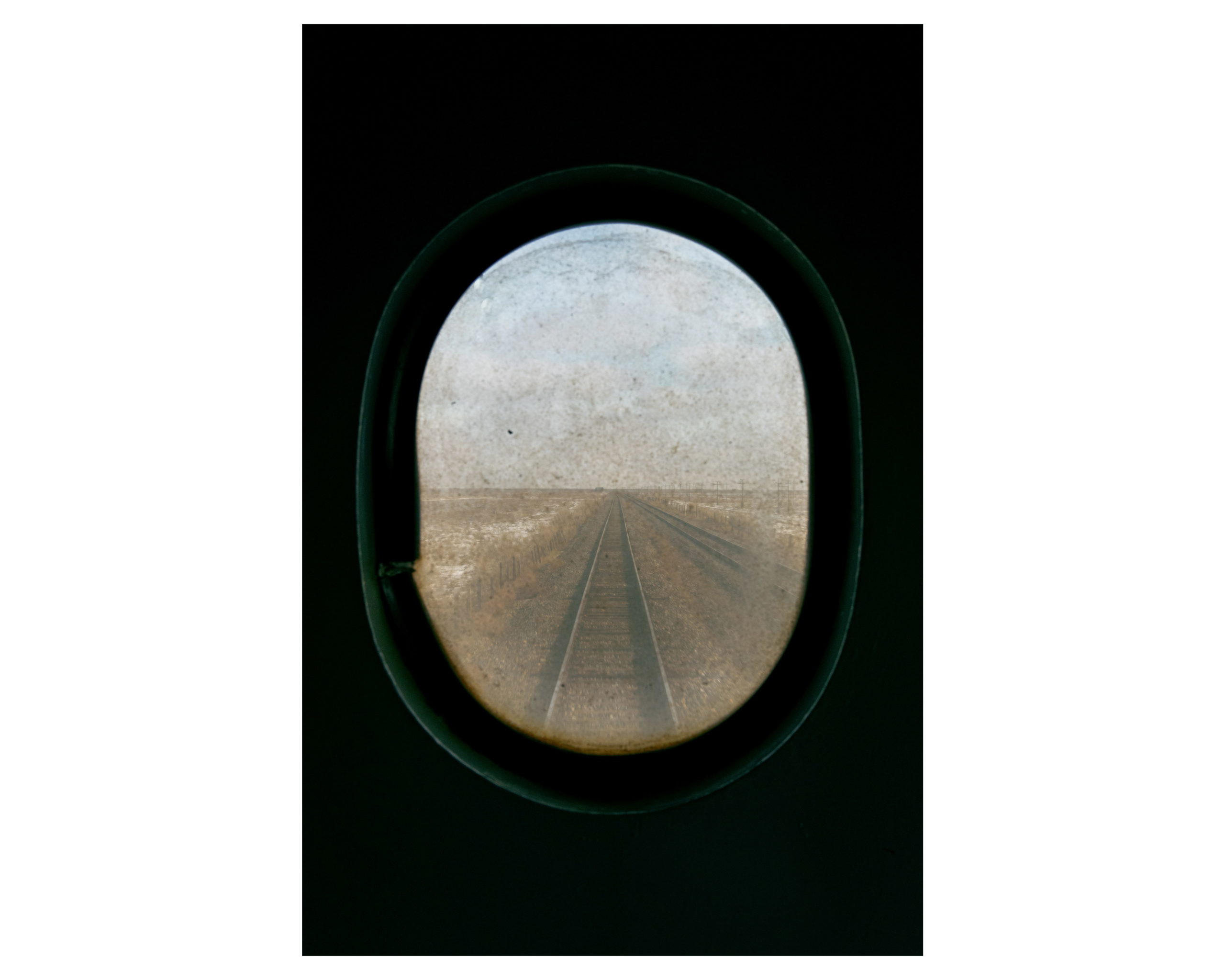 Kazakhstan train steppe