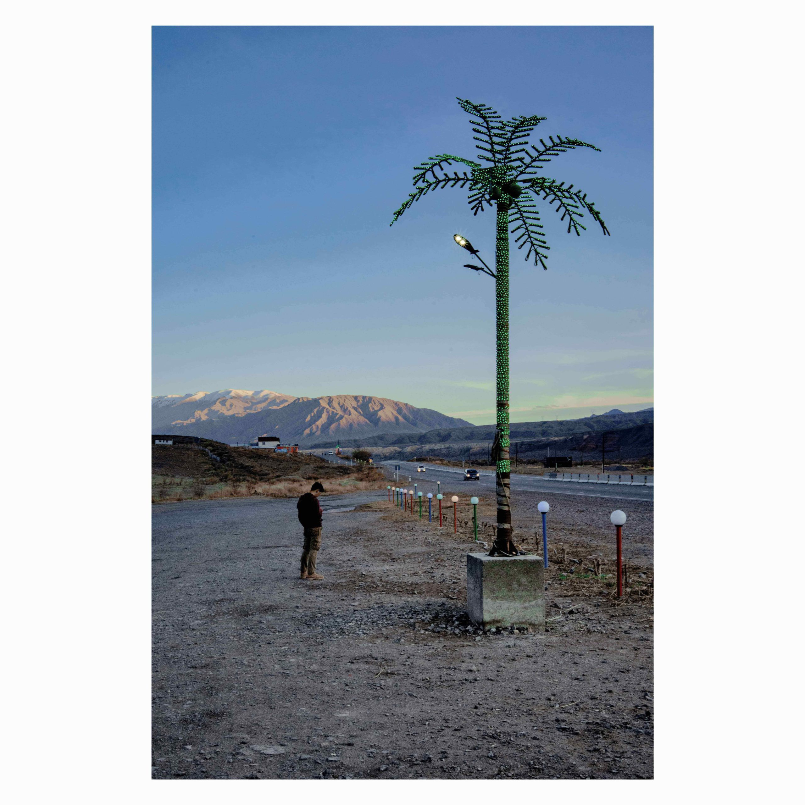 rest area Bishkek Issyk-Kul Lake Kyrgyzstan