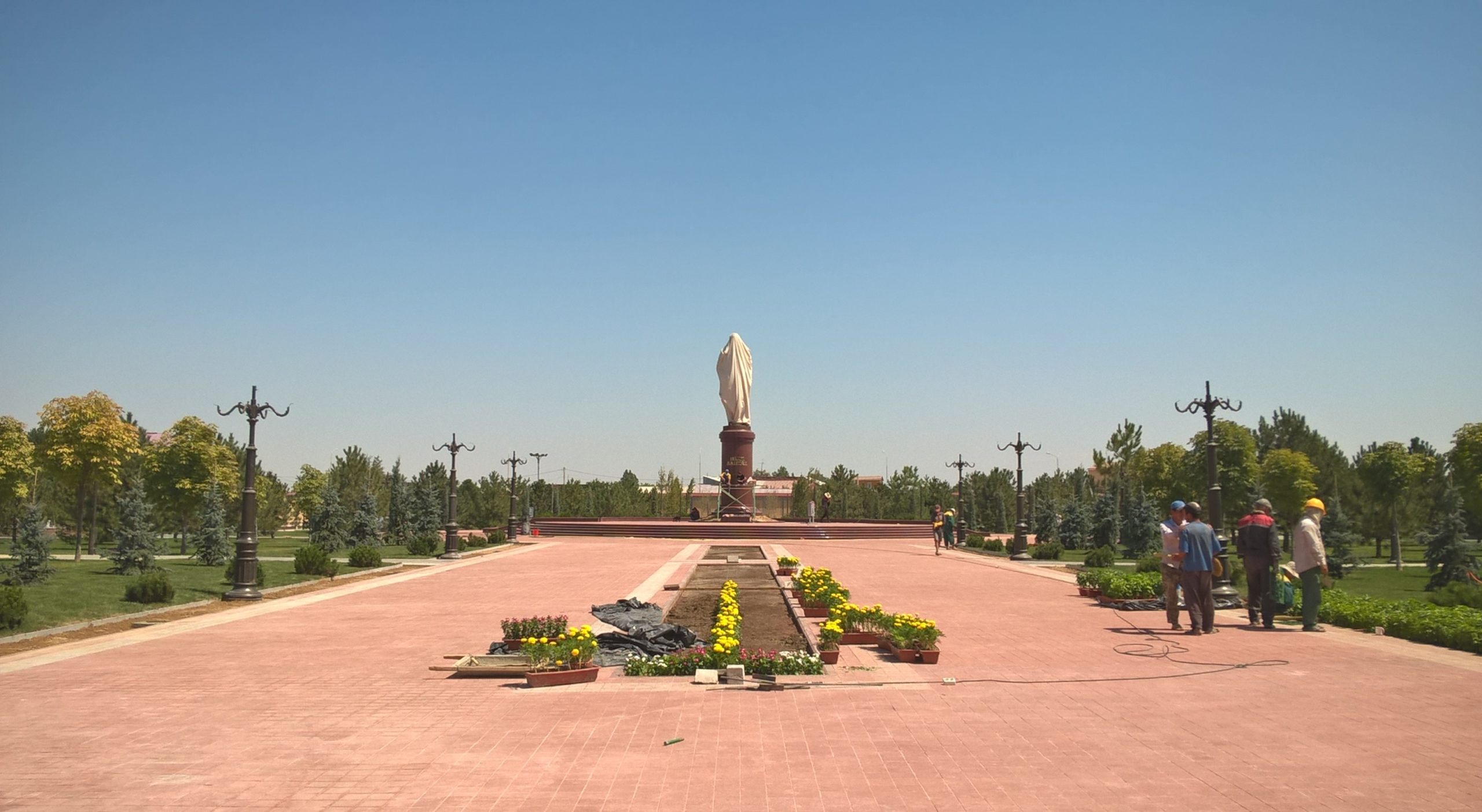 Park, Uzbekistan, Samarkand, Statue, Photo of the day