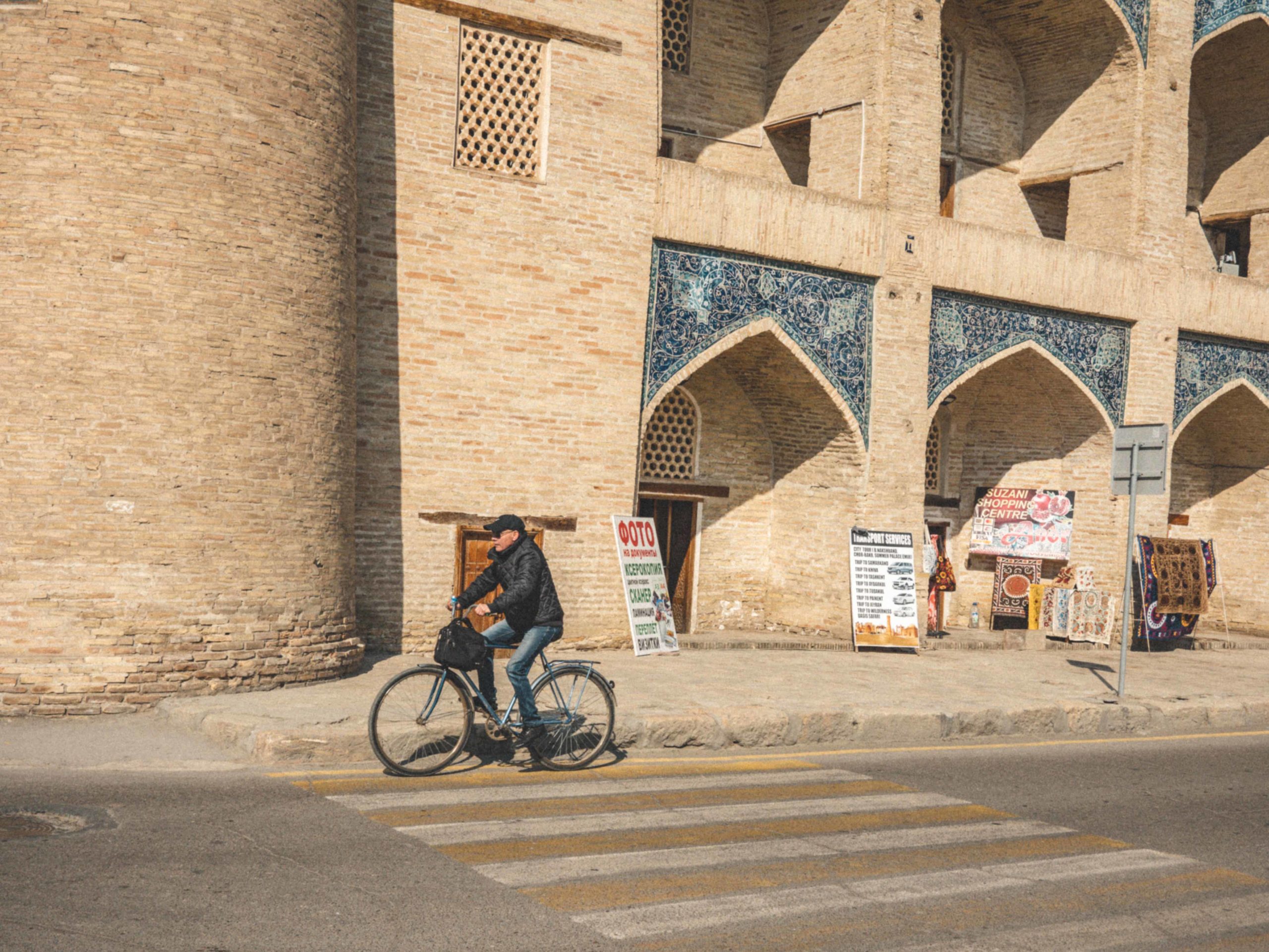 uzbekistan bukhara bicycle