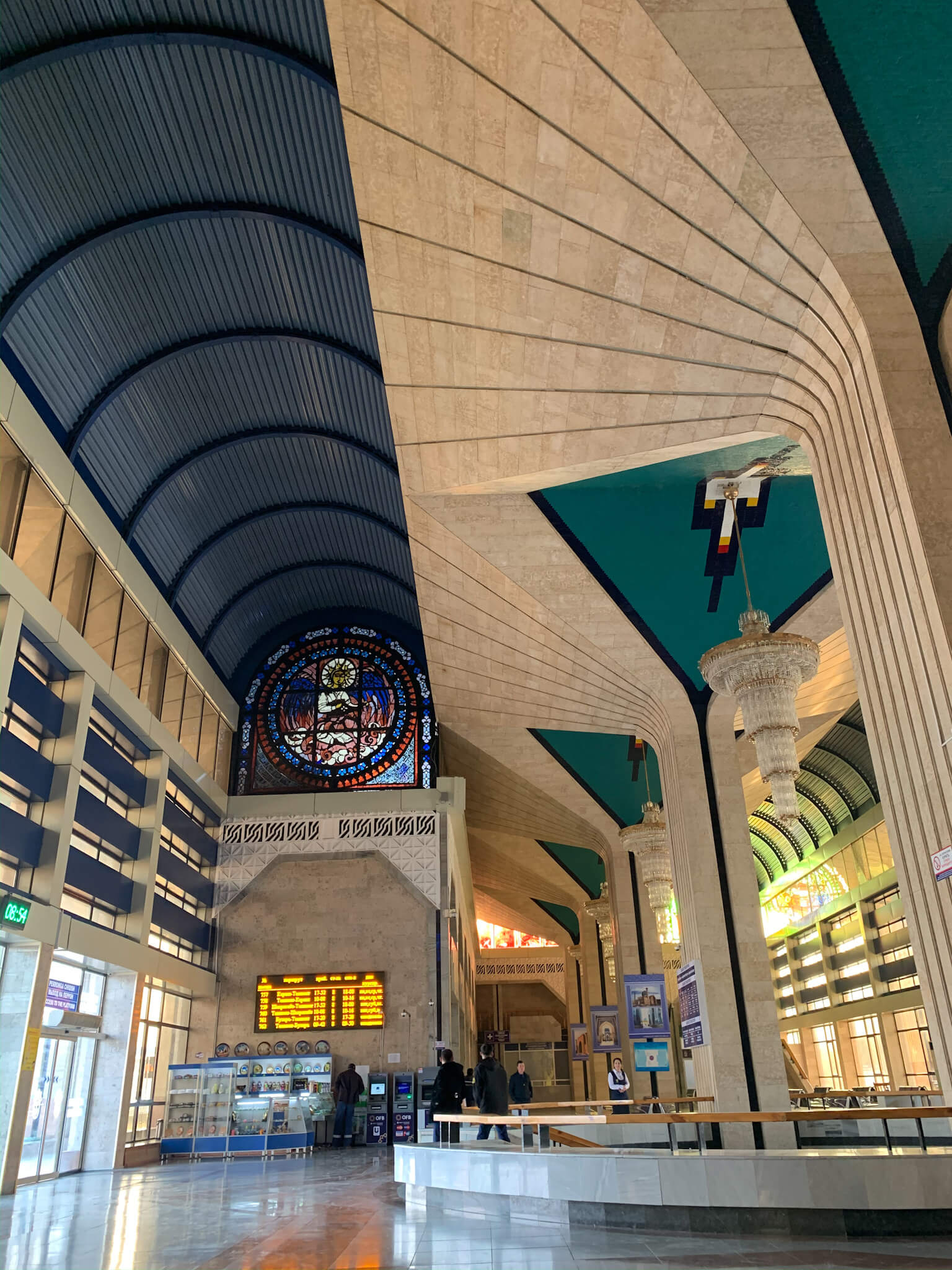 trainstation, uzbekistan, Samarkand, Photo of the day, stained glass