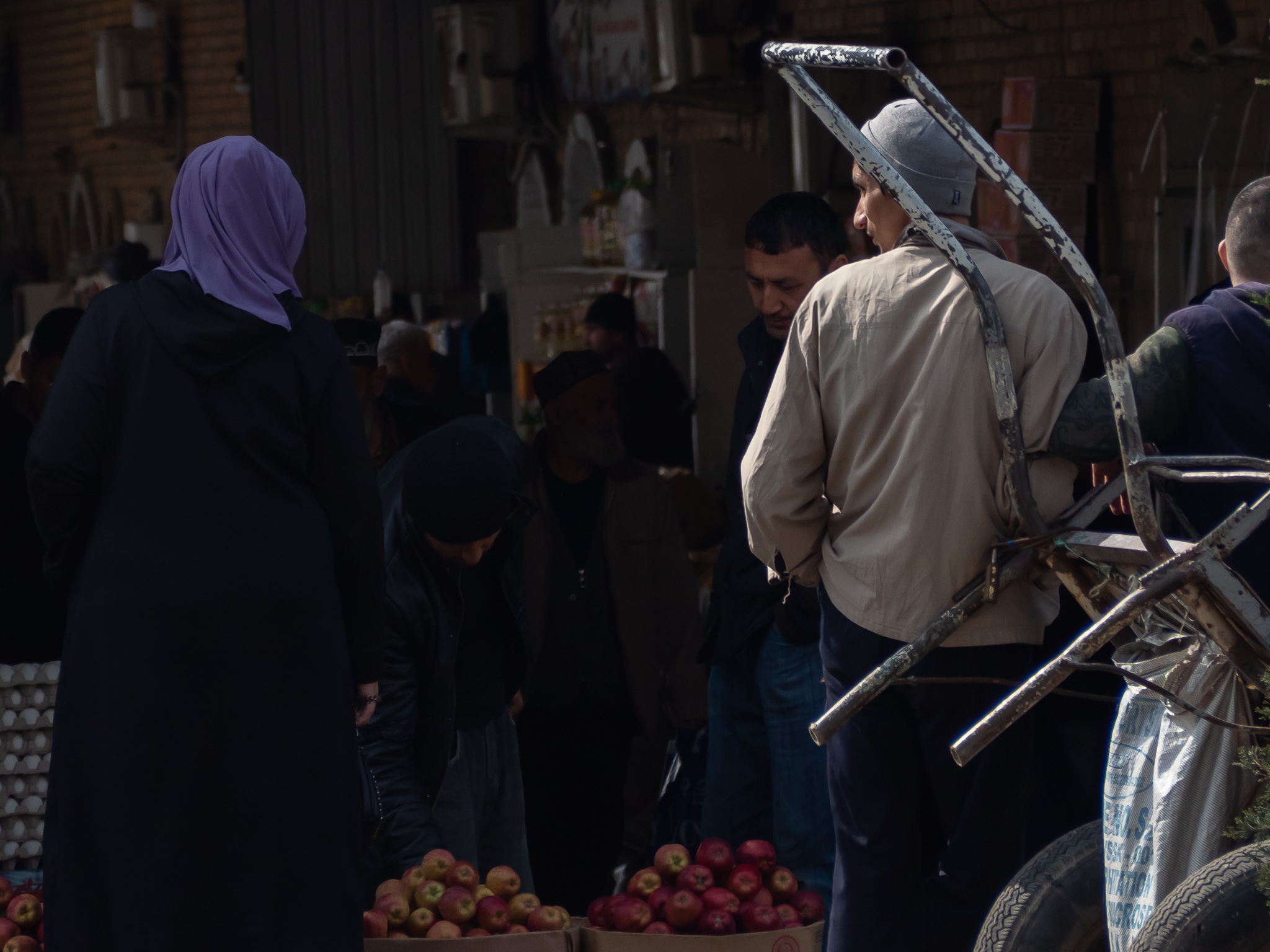 Market in Dushanbe Tajikistan Russia Sanctions