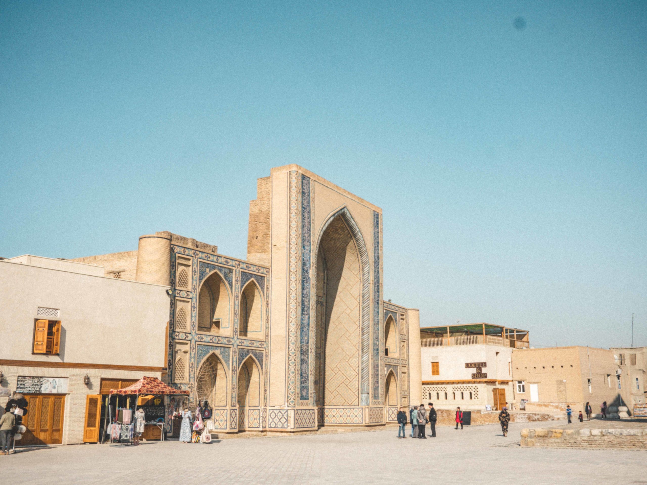 the Ulugh Bek Madrassa in Bukhara