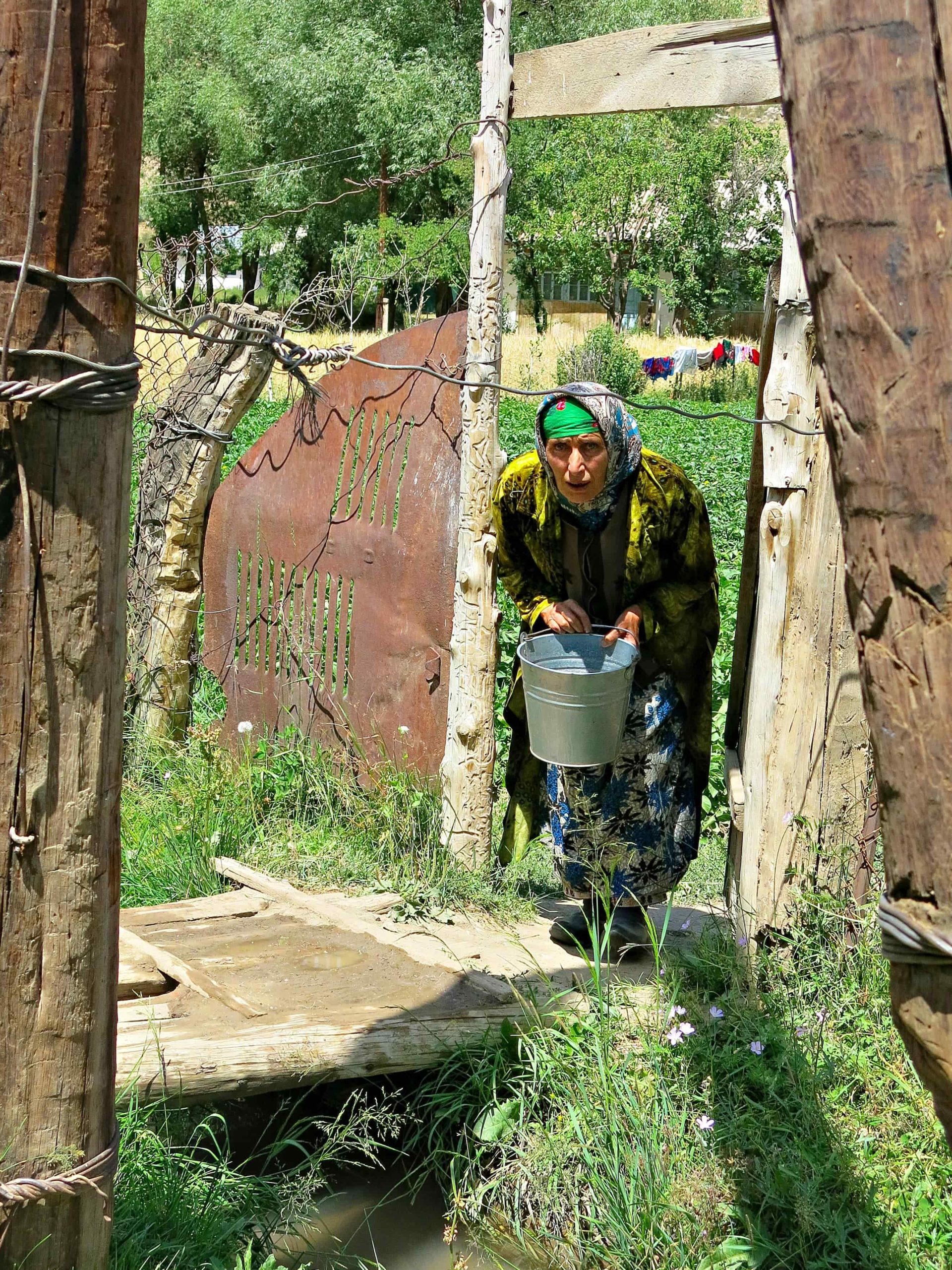 tajikistan village mountain