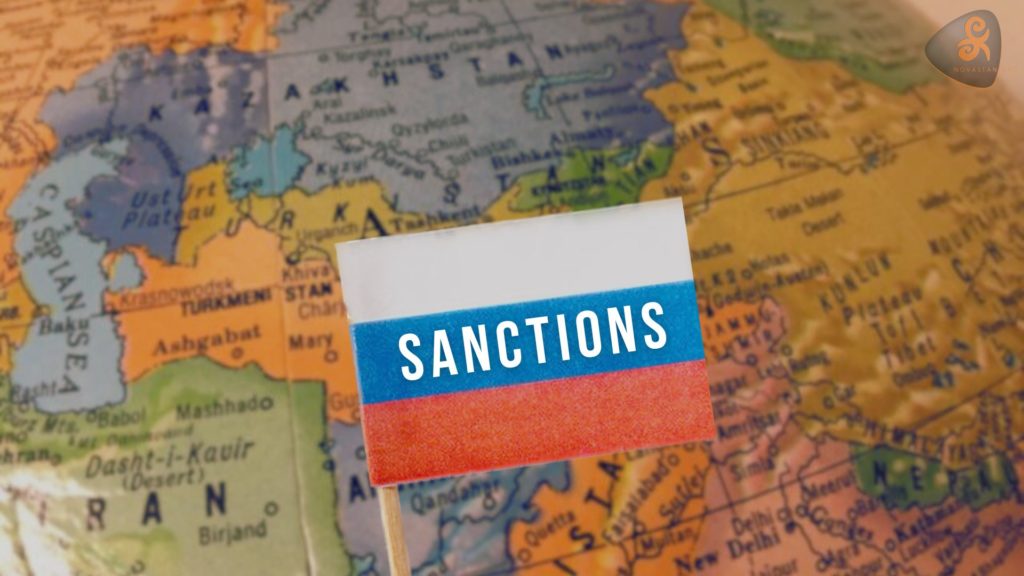 sanctions against central asian countries who send millitary goods to Russia