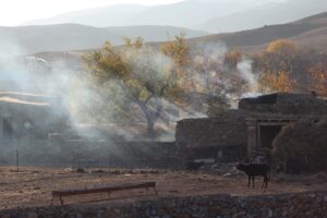 Bakery smoke in Jizzakh