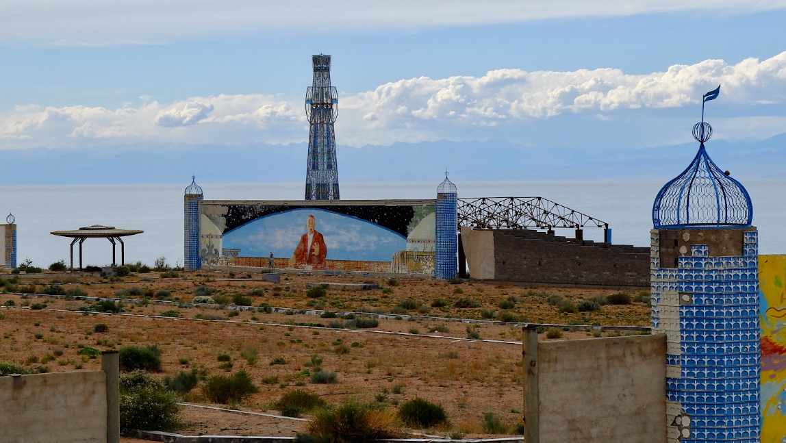 Sayakbay Karalayev at the Lake
