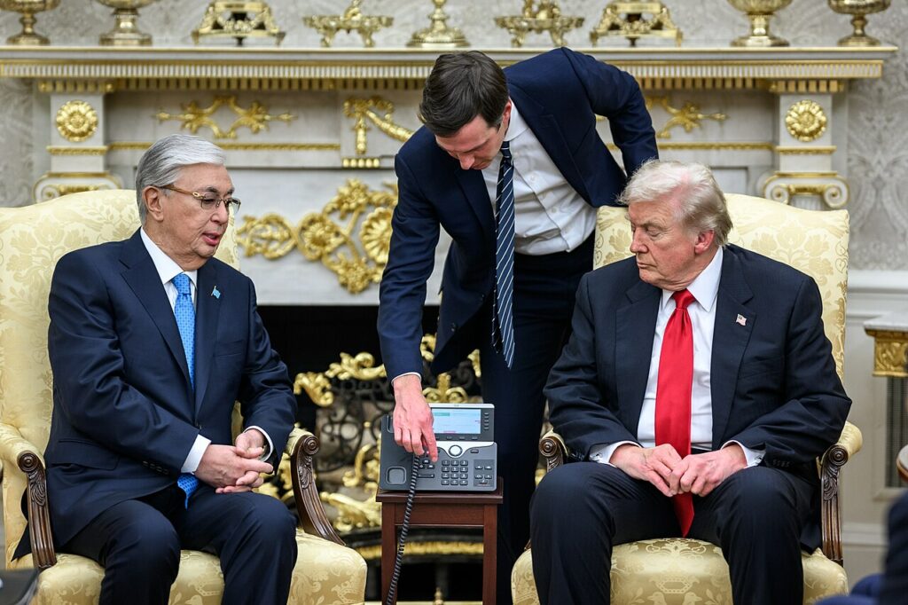 Trump Tokayev White House