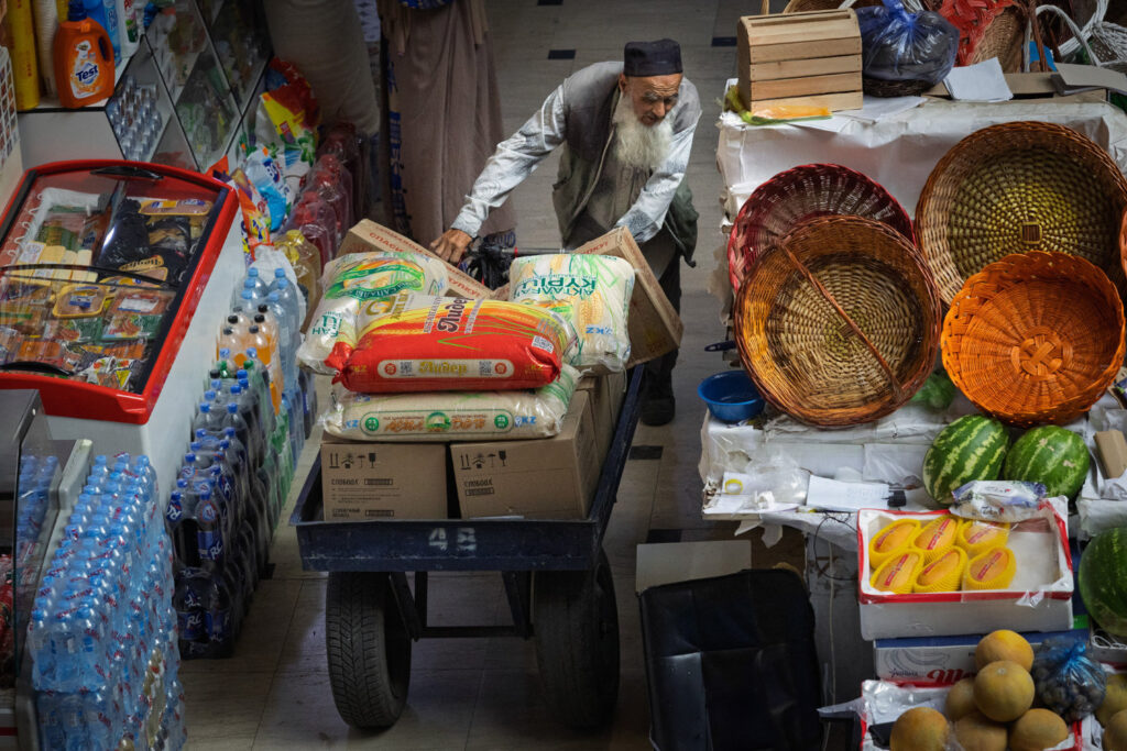 At the big market in Dushanbe