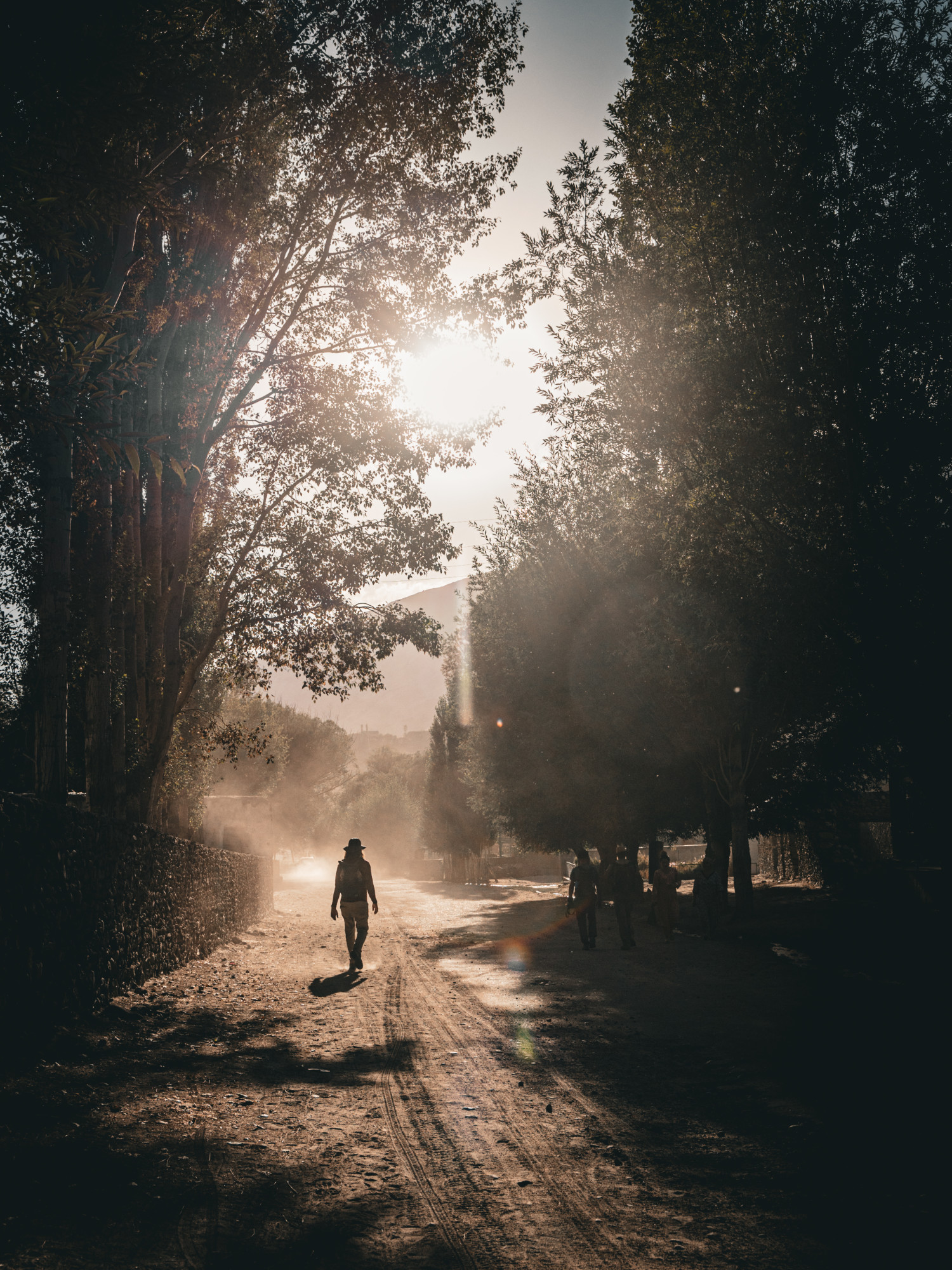 Sunset on the Wakhan Corridor Road