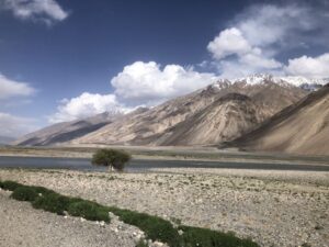 The Panj River, which forms the border between Tajikistan and Afghanistan. Photo: Novastan.