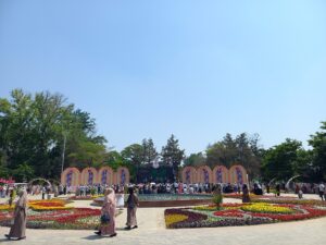 Namangan International Flower Festival, one of the city’s best-known public events. Credits: Axadjon1, CC BY 4.0 , via Wikimedia Commons.