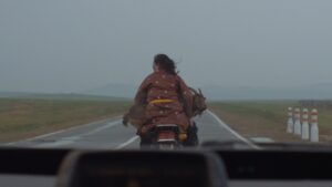 On the road in My Father Is Genghis Khan. Credits: Almira Saifullina.