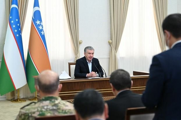 Shavkat Mirziyoyev visit to Nukus, Karakalpakstan during the 2022 July events. Source: president.uz https://t.me/Press_Secretary_Uz/2061