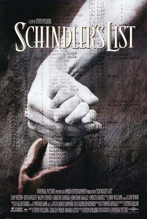 Affiche du film La Liste de Schindler de Steven Spielberg