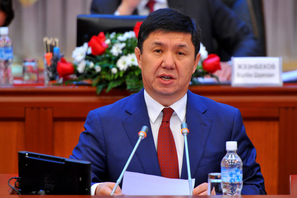 Temir Sariev Ministre Candidat Président Kirghizstan