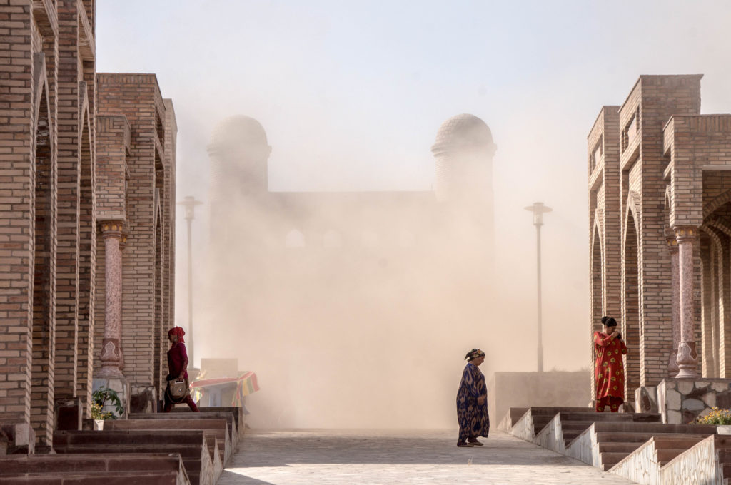 Tempête de sable au Tadjikistan