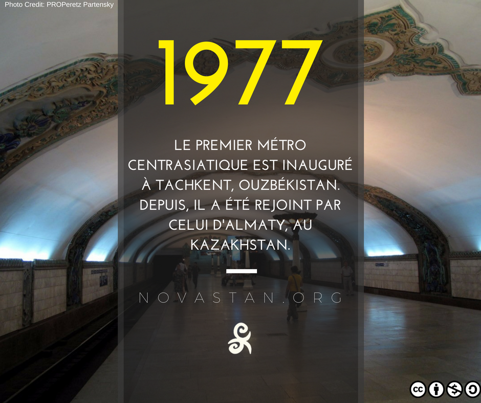 Métro Tachkent Fact 1977 Construction Asie centrale