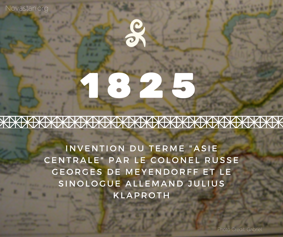 Asie centrale 1825 Central Asia Fact Invention Définition