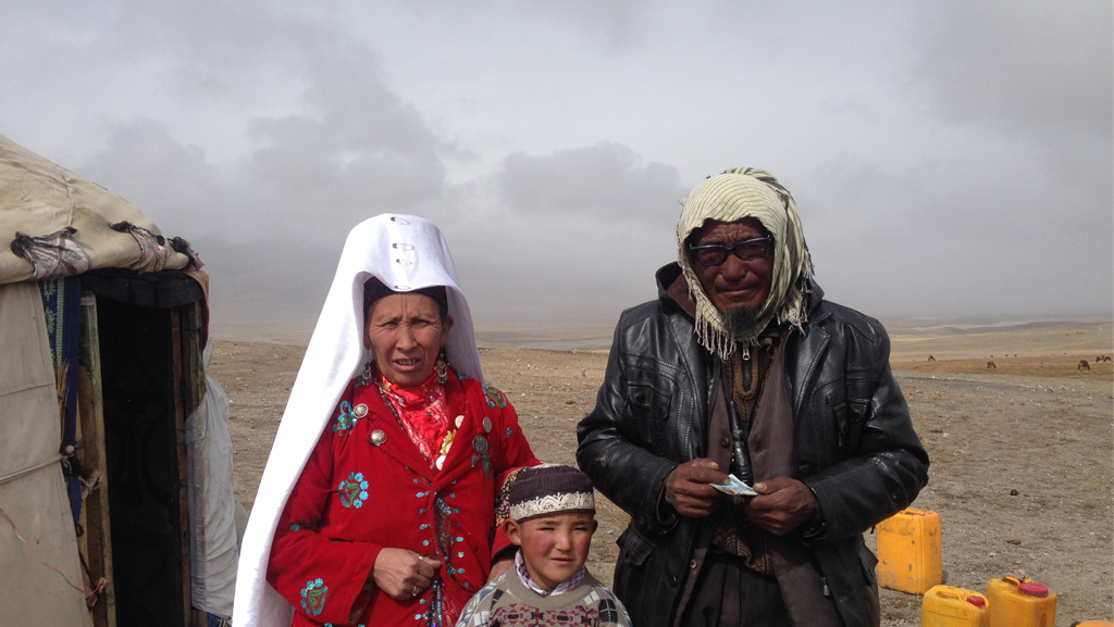 Pamir Kirghiz Afghanistan Famille