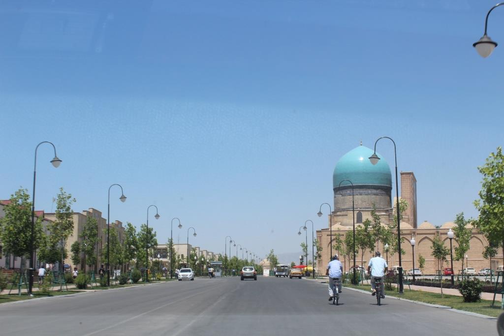 Shakhrisyabz Ouzbékistan Vélo Dome Mosquée