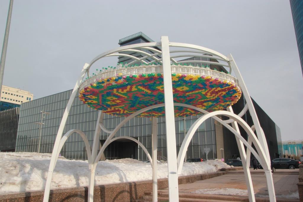 Kazakhstan Astana Kiosque Bouteilles EXPO 2017