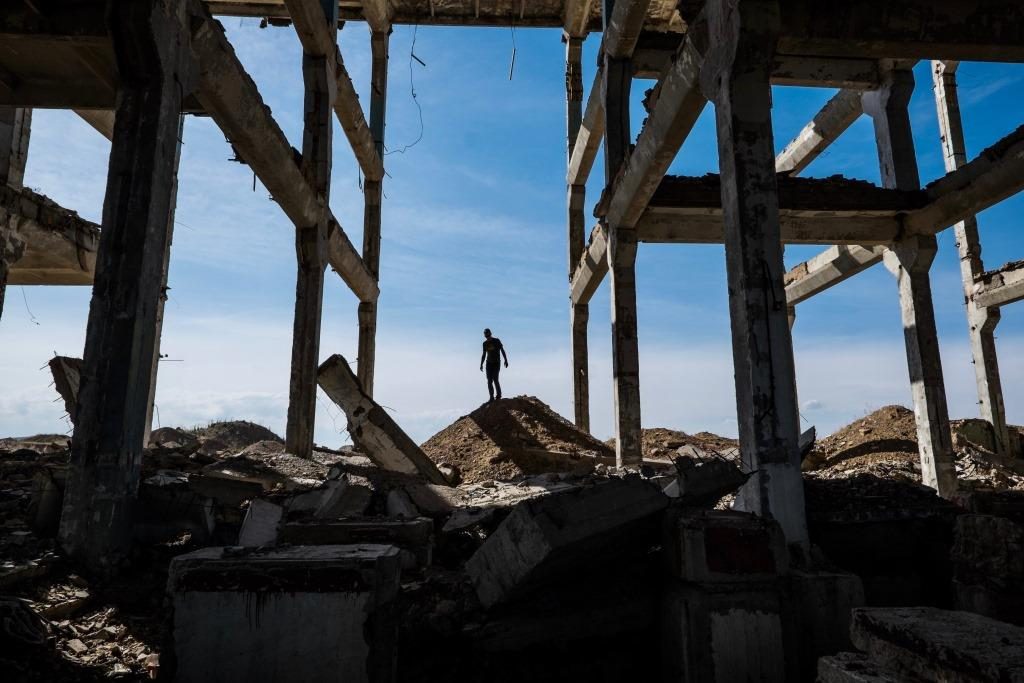 Sary Chagan Ruines Kazakhstan Bâtiment Militaire Pierre Vestige