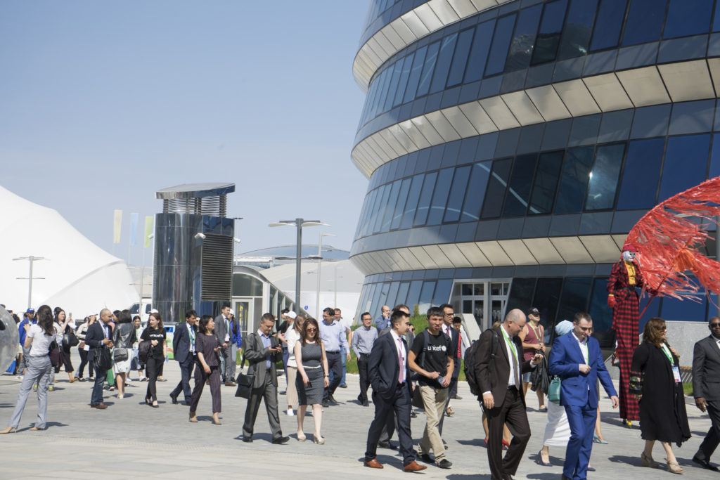 Expo 2017 Astana Kazakhstan Visiteurs Exposition Stands