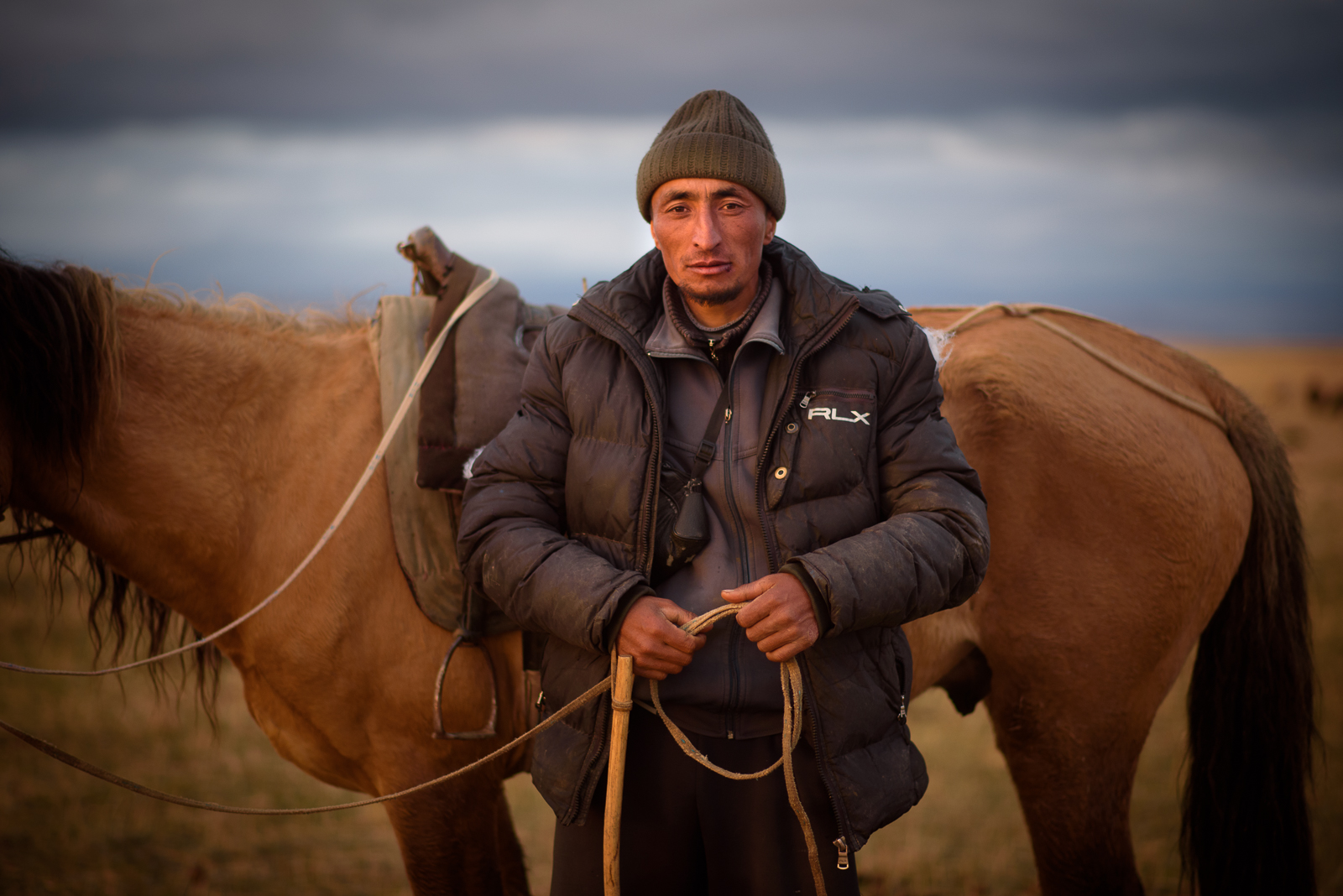 Cheval Cavalier Kirghizstan Steppe