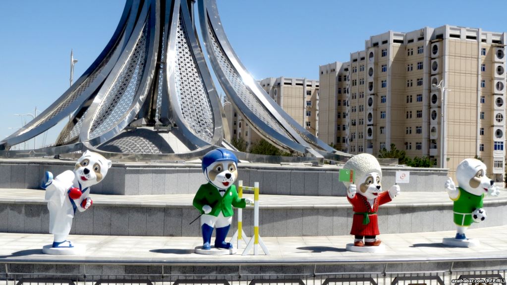 Achgabat Turkménistan Jeux asiatiques Mascottes