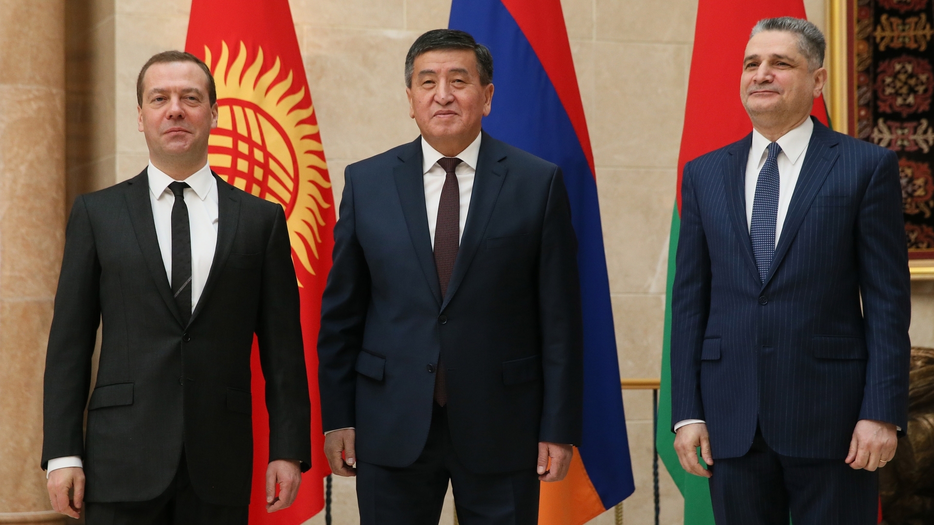 Sooronbaï Jeenbekov Dmitri Medvedev Tigran Sargsyan