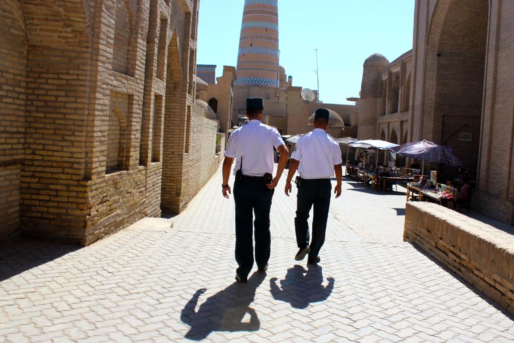 Police Khiva Ouzbékistan