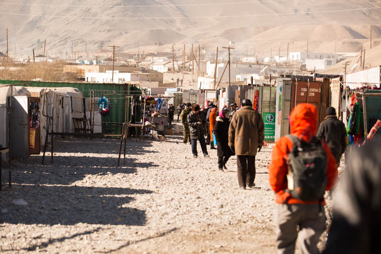 Tadjikistan Village Pauvreté Hiver Froid