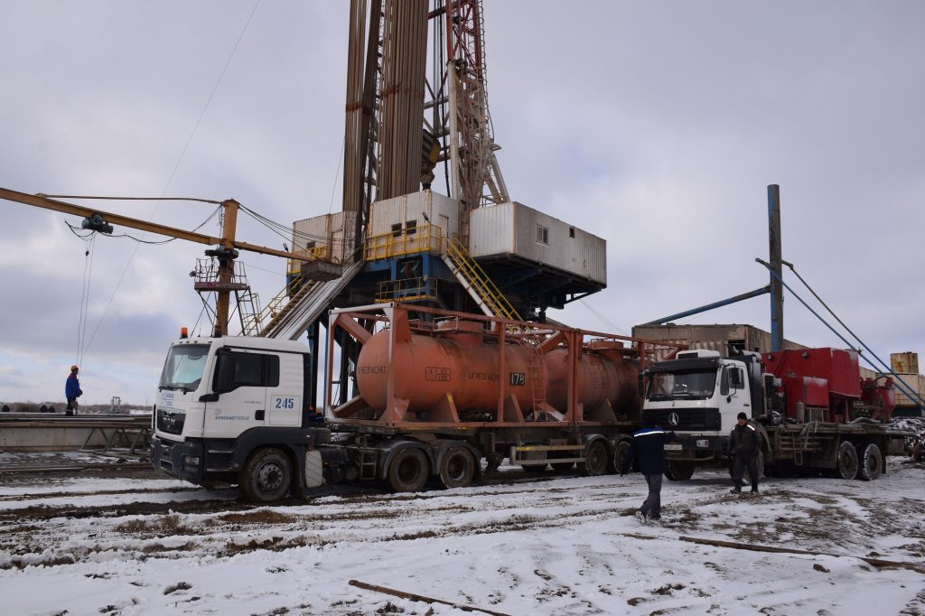 Ouzbékistan Uzbekneftegaz Gaz Tuyau Chantier