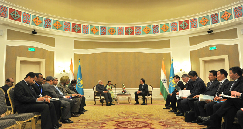 Ministre Narendra Modi Visite Kazakhstan