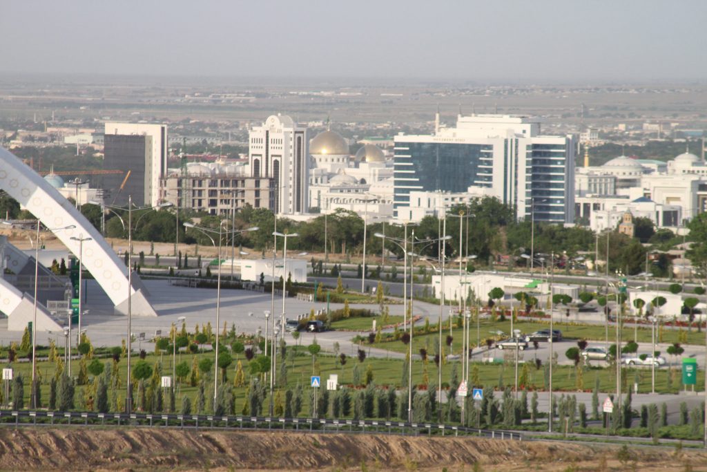 Aperçu Banlieue Achgabat Capitale Turkménistan