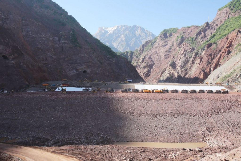 Avancée Travaux Barrage Rogun