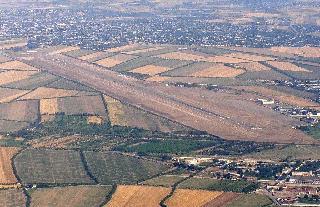 Vue Aéroport Namangan Est Ouzbékistan