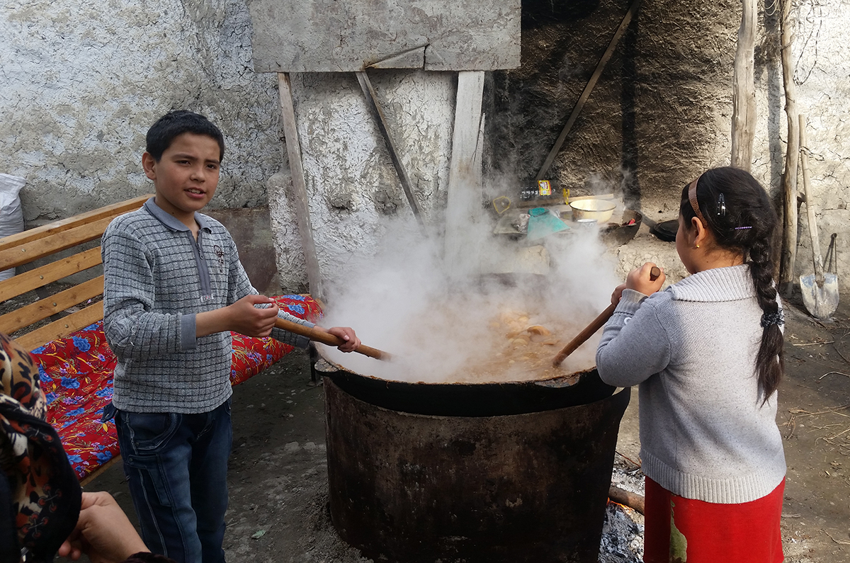 Ouzbékistan, Asie Centrale, enfants, Soumalak