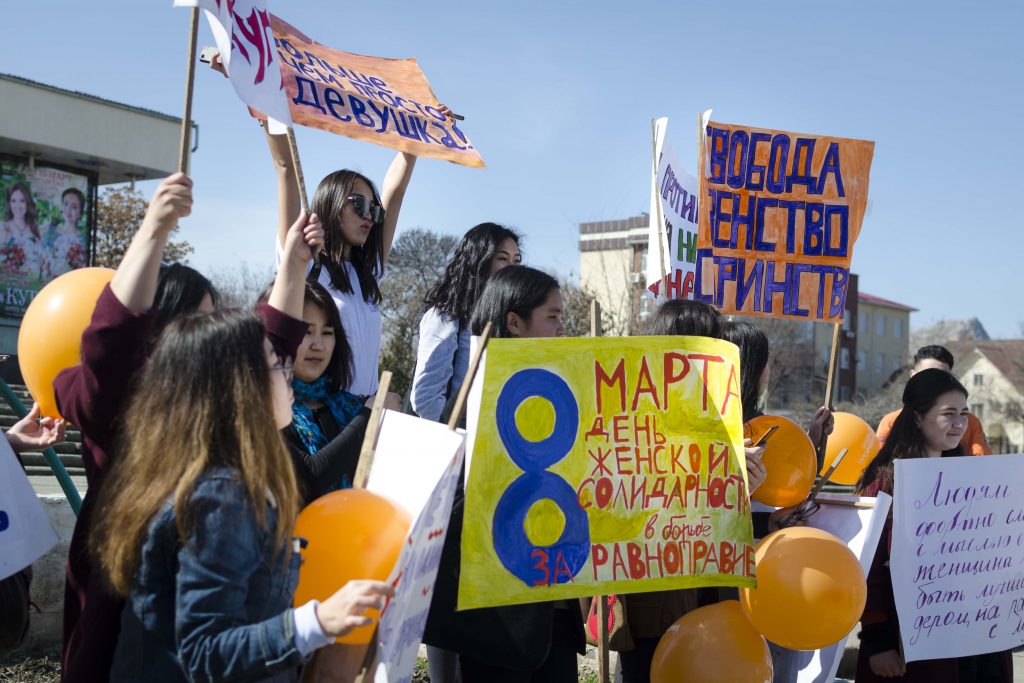 Manifestantes, droit de la femme, journée de la femme, Och