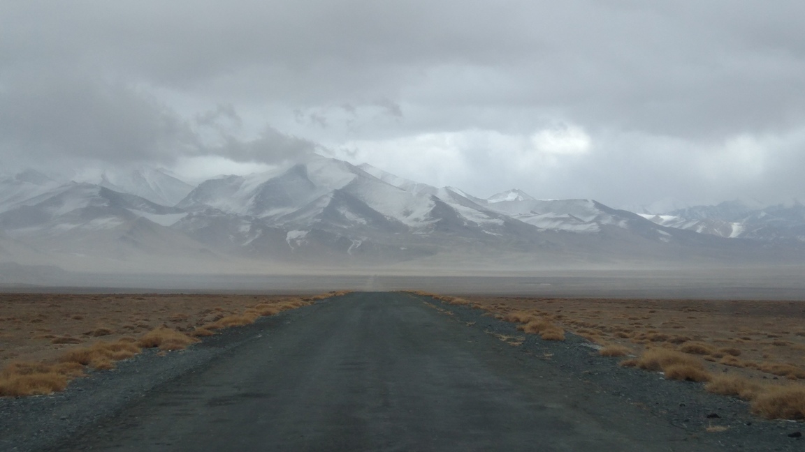 Tadjikistan Route Mourghab Proximité Lac Karakoul