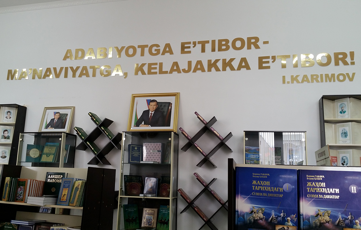 Librairie Ferghana Ouzbékistan Karimov Mirzioïev